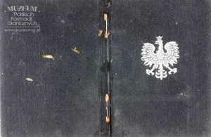 1. Tytuł: legitymacja osobista oficera Korpusu Ochrony Pogranicza
2. Treść: legitymacja osobista nr 401 porucznika Adama Wąsa, z baonu KOP Czortków
3. Hasła przedmiotowe: dokumentacja, wyposażenie funkcjonariuszy 1918-1939
4. Wytwórca: dowództwo batalionu KOP Czortków
5. Czas powstania: 1937 r.
6. Miejsce sporządzenia: Polska, Czortków
7. Materiał i technika wykonania: papier, druk wypełniony pismem odręcznym
8. Wymiary: 15 x 11 cm
9. Stan zachowania: dostateczny
10. Miejsce przechowywania / właściciel: Sala Tradycji Podlaskiego Oddziału Straży Granicznej w Białymstoku