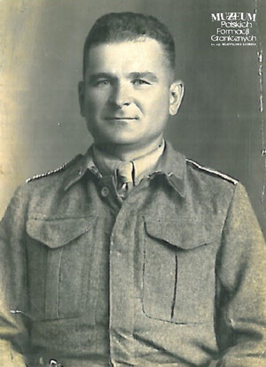 st. sierż. Gerarda Balawajdera podczas służby w I Korpusie Polskim (Polskie Siły Zbrojne na Zachodzie), wykonane w miejscowości Pietermaritzburg - Południowa Afryka