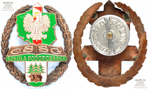 1.Nazwa własna: złota odznaka Szkoły Podoficerskiej Centrum Szkolenia Straży Granicznej w Kętrzynie (absolwentka)
2.Charakterystyka przedmiotu: odznaka, na której widnieje kontur mapy Polski z wkomponowanym słupem granicznym i wizerunkiem orła w koronie. Poniżej na otwartej książce napis: „CSSG, Szkoła Podoficerska”, na dole herb miasta Kętrzyn. Całość opleciona wieńcem z liści laurowych i dębowych. Nakrętka  sygnowana przez : „Polmet  0343616171”
3.Czas powstania: 2008 r.
4.Hasła przedmiotowe: Straż Graniczna, odznaczenia
5.Miejsce przechowywania/właściciel: Centrum Szkolenia Straży Granicznej w Kętrzynie