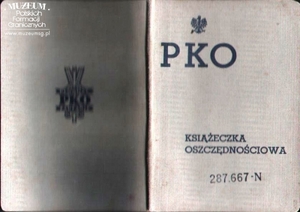 1. Tytuł: książeczka oszczędnościowa Pocztowej Kasy Oszczędnościowej
2. Treść: książeczka oszczędnościowa PKO oficera KOP kpt. Wacława Szylko
3. Hasła przedmiotowe: Korpus Ochrony Pogranicza, kadra
4. Wytwórca: Pocztowa Kasa Oszczędnościowa
5. Czas powstania: 1938 r.
6. Miejsce sporządzenia: Polska, Warszawa
7. Materiał i technika wykonania: papier, druk wypełniony pismem ręcznym i maszynowym
8. Wymiary: brak danych
9. Stan zachowania: dobry
10. Miejsce przechowywania/właściciel: Stowarzyszenie Weteranów Polskich Formacji Granicznych